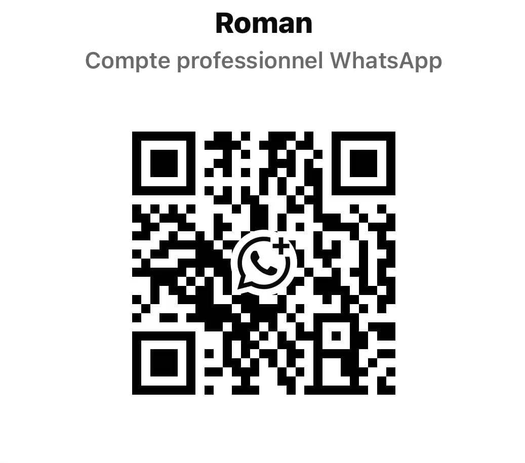Roman WhatsApp QR code